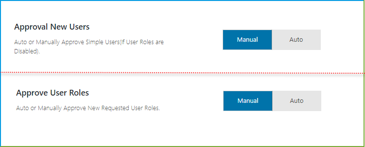 Auto or Manually Approve Users and User Roles - WooCommerce registration fields